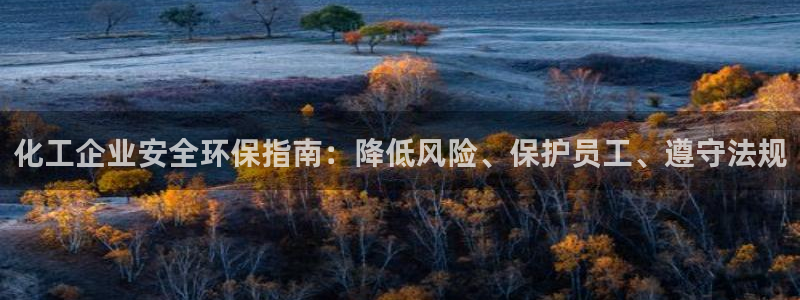 亿万官网：化工企业安全环保指南：降低风险、保护员工、遵守法规