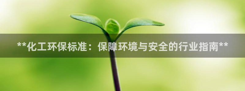 亿万客户端：**化工环保标准：保障环境与安全的行业指南**