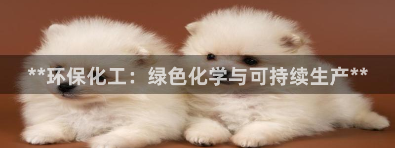 亿万网络科技有限公司ceo：**环保化工：绿色化学与可持续生产**