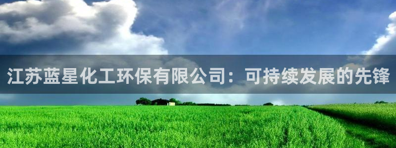 亿万先生合并网址是什么：江苏蓝星化工环保有限公司：可持续发展的先锋