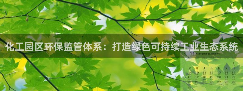 亿万先生客户端官网首页：化工园区环保监管体系：打造绿色可持续工业生态系统