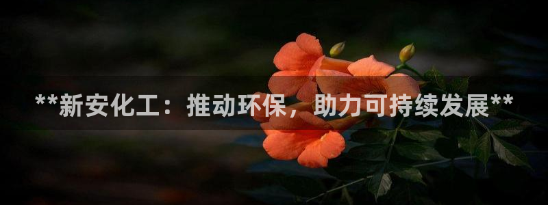 亿万billions：**新安化工：推动环保，助力可持续发展**