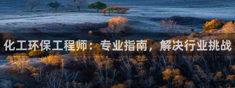 亿万第一季百科：化工环保工程师：专业指南，解决行业挑战