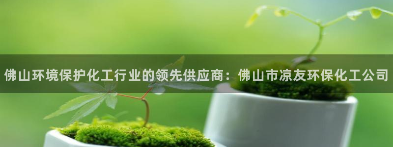 亿万啥意思：佛山环境保护化工行业的领先供应商：佛山市凉友环保化工公司