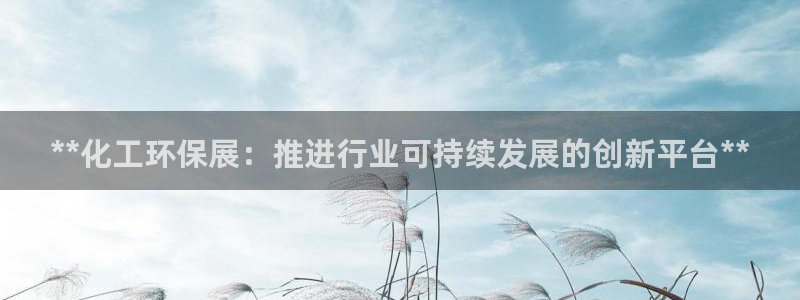 亿万先生 手机版下载：**化工环保展：推进行业可持续发展的创新平台**