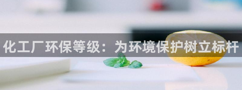 亿万先生网页版：化工厂环保等级：为环境保护树立标杆