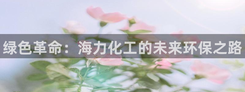 亿万国际：绿色革命：海力化工的未来环保之路