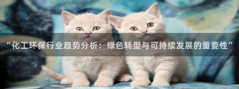 亿万先生手机版：“化工环保行业趋势分析：绿色转型与可持续发展的重要性”
