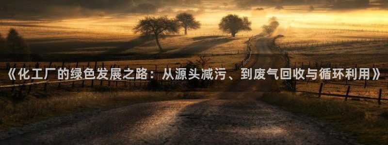 亿万手游平台官网入口：《化工厂的绿色发展之路：从源头减污、到废气回收与循环利用》