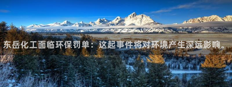 亿万第一季解说：东岳化工面临环保罚单：这起事件将对环境产生深远影响。