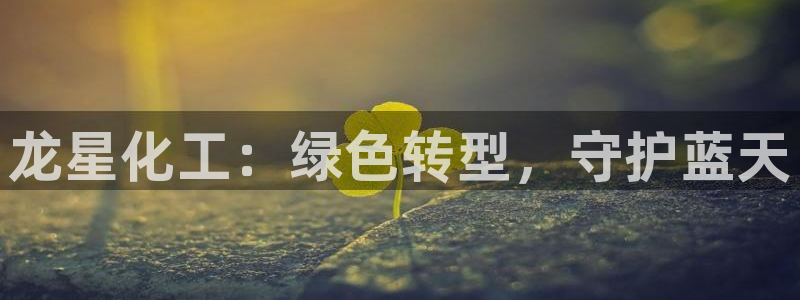 亿万啥意思：龙星化工：绿色转型，守护蓝天
