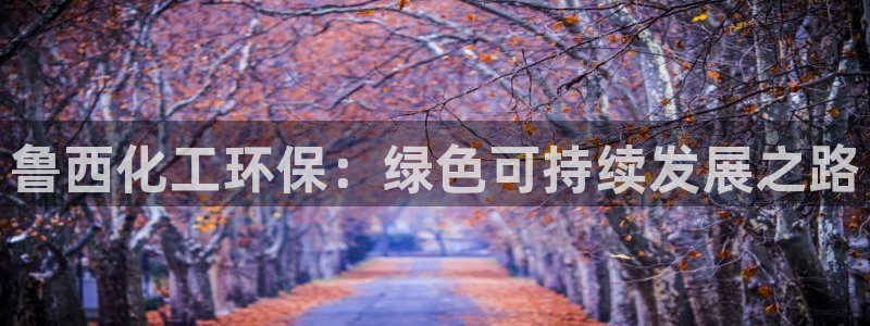 亿万城市手游官网：鲁西化工环保：绿色可持续发展之路