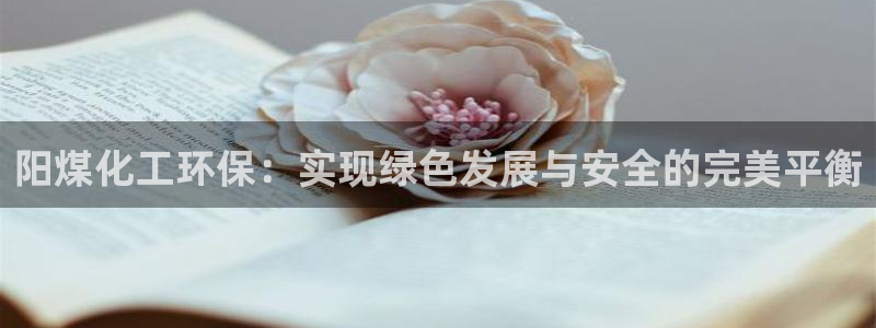 亿万手游官网网址：阳煤化工环保：实现绿色发展与安全的完美平衡