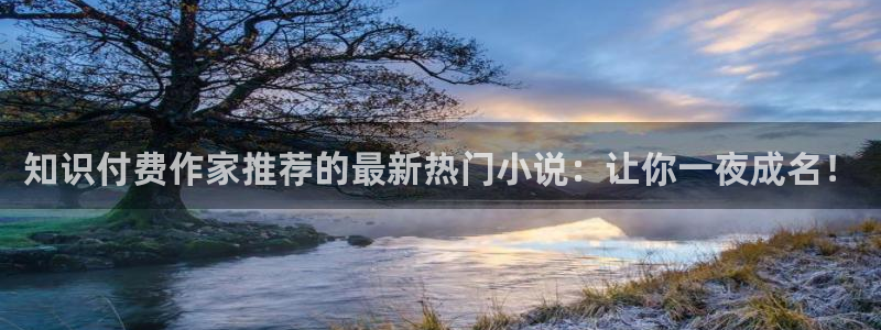 番薯免费阅读小说：知识付费作家推荐的最新热门小说：让你一夜成名！